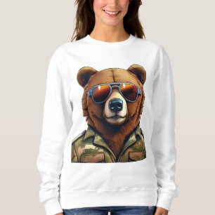 Bär mit Uniform Sweatshirt