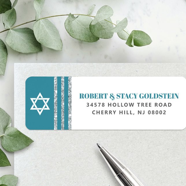 Bar Mitzvah Aquamarin Silver Tallit Kühne Rücksend (Von Creator hochgeladen)