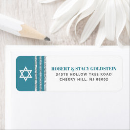 Bar Mitzvah Aquamarin Silver Tallit Kühne Rücksend