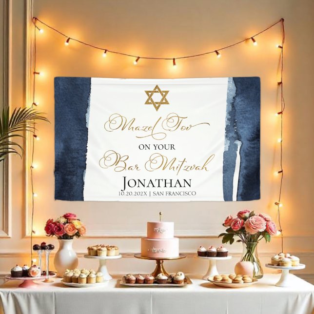 Bar Mitzvah Banner | Abstrakt (Von Creator hochgeladen)