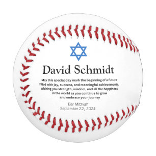 Bar Mitzvah Baseball Geschenke für Jungen