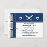 Bar Mitzvah Baseball Ticket UAWG Einladung<br><div class="desc">Navy Blue und Gray Baseball Ticket mit dem Star of David für Ihre Bar Mitzvah / Bat Mitzvah RSVP Karte. Zwei Baseballschläger und Mitte Star of David in einer verblassten blauen Farbe. Wenn das Farbschema nicht das ist, was Sie gewollt haben, senden Sie bitte eine E-Mail an paula@labellarue.com BEVOR Sie...</div>