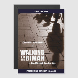 Bar Mitzvah Bimah Film Save the Date Magneteinladung