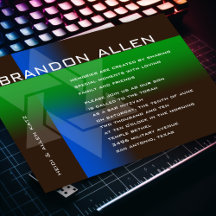 Bar Mitzvah Blau und Grün für jede Farbe