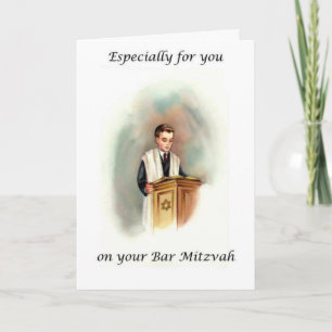 Bar Mitzvah Card Karte