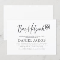 Bar Mitzvah Classic Script Moderne Typografie
