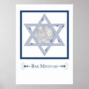 Bar mitzvah (der Stern eines vorzüglichen Fotos mi Poster