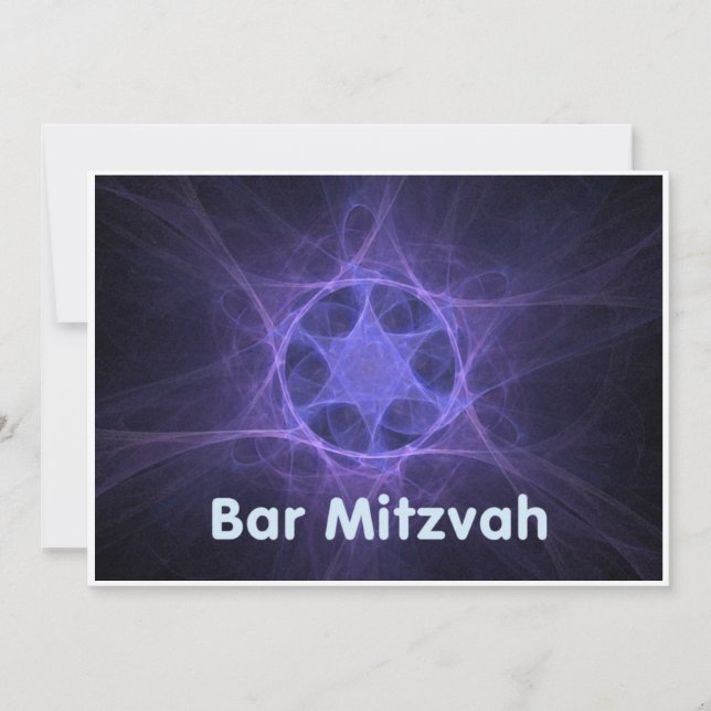 Bar Mitzvah Einladung (Vorderseite)