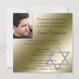 Bar Mitzvah Einladung