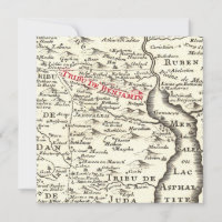 Bar Mitzvah Einladung für einen Jungen namens Benj