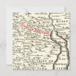 Bar Mitzvah Einladung für einen Jungen namens Benj