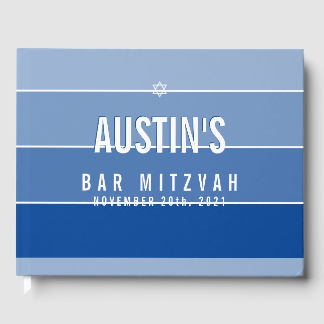 BAR MITZVAH GÄSTEBUCH (Vorderseite)