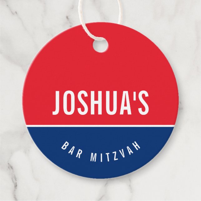 BAR MITZVAH GESCHENKANHÄNGER (Vorderseite)