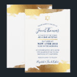 BAR MITZVAH INVITE Moderne Goldmedaille Blau Einladung<br><div class="desc">von kat massard >>> kat@simplysweetPAPERIE.com << - - - - - - - - - - - - - - - - - - - - - - - - - - - - - - - - - - - - - - - - - - - - -...</div>