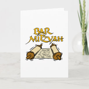 Bar Mitzvah Karte