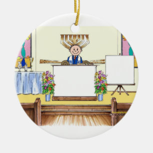 Bar Mitzvah Keramikornament