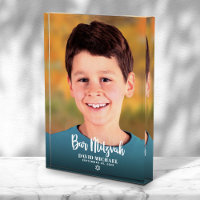 Bar Mitzvah kühne moderne Schrift Custom Keepake