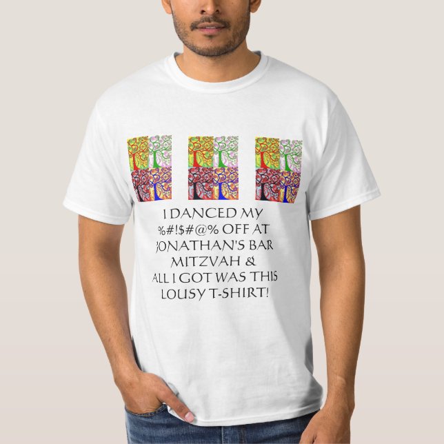 Bar Mitzvah "mieses T - Shirt-Werbegeschenk-" Baum T-Shirt (Vorderseite)