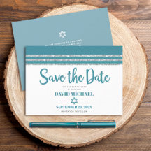 Bar Mitzvah Modern Bold Aquamarin Silver Tallit Sc
