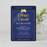 BAR MITZVAH modern cool gaming controls navy blue  Folieneinladung<br><div class="desc">by kat massard >>> WWW.SIMPLYSWEETPAPERIE.COM <<< - - - - - - - - - - - - - - - - - - - - - - - - The perfect design for a "Gaming Themed" BAR or BAT MITZVAH celebration Love the design, but would like to see some...</div>