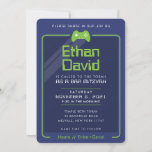 BAR MITZVAH Moderner Gamer Kontrolle Neon Green 2 Einladung<br><div class="desc">von kat massard >>> WWW.SIMPLYSWEETPAPERIE.COM << - - - - - - - - - - - - - - - - - - - - - - - - - - - Das perfekte Design für ein "Gaming-Themed"-BAR oder BAT MITZVAH feiert das Design, möchte aber einige Veränderungen sehen -...</div>