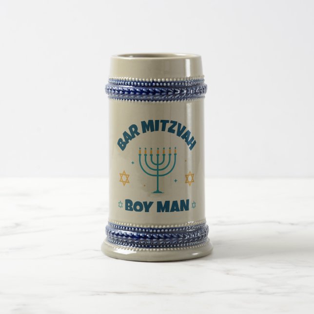 Bar Mitzvah Moderner Star von David Bierglas (Mittel)