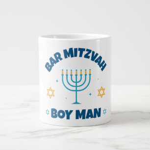 Bar Mitzvah Moderner Star von David Jumbo-Tasse