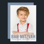 Bar Mitzvah Moderner und Einfaches Star von David  Einladung<br><div class="desc">Dieses Design besteht aus spielerisch kursiven Skripten,  die durch einfache san-Serif Typografie bekämpft werden. Dieses Design ist modern und einfach. Fügen Sie ein Foto hinzu.

Verfügbar unter:
http://www.zazzle.com/store/selectpartysupplies</div>