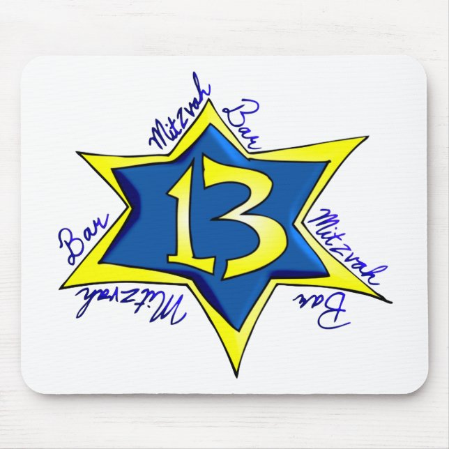 Bar MItzvah Mousepad (Vorne)