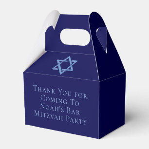 Bar Mitzvah Party Royal Blue Star von David Geschenkschachtel