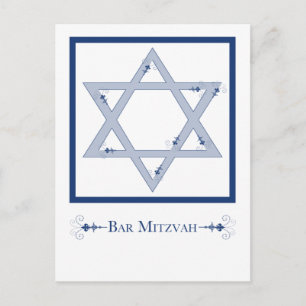 Bar Mitzvah Postkarte
