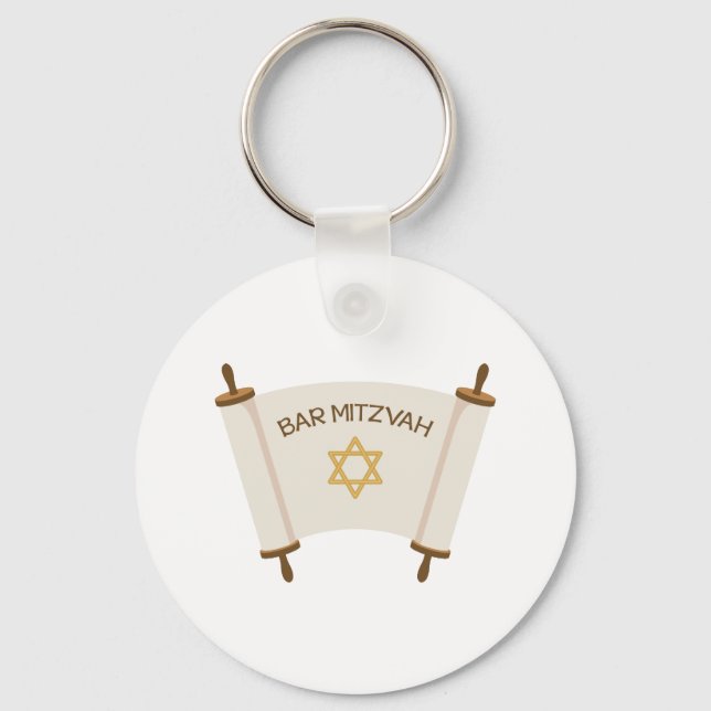 Bar Mitzvah Schlüsselanhänger (Vorderseite)