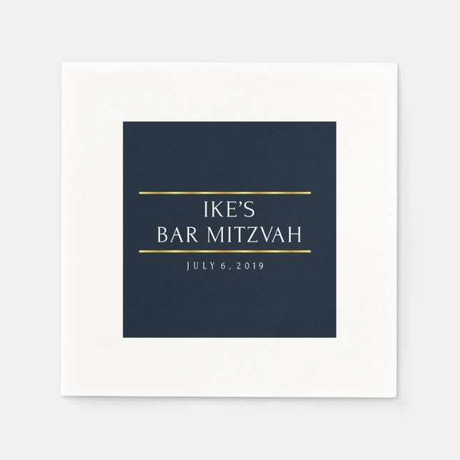 Bar mitzvah-Servietten Serviette (Vorderseite)