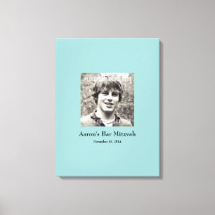 Bar Mitzvah Sign in Party Board Leinwanddruck
