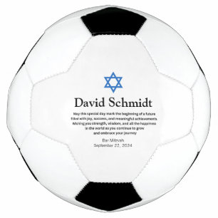 Bar Mitzvah Soccer Ball Geschenke für Jungen