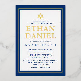 Bar mitzvah Star von David Folieneinladung