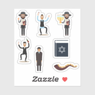 Bar mitzvah Stickers Aufkleber