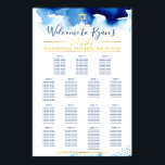 BAR MITZVAH TABLE PLAN Goldstar Blau Poster<br><div class="desc">Ursprüngliches Muster - Urheberrecht - - - - - - - - - - - - - - - - - - - - - - - - - - - - - - - - - - - - - - - - - - - - - - -...</div>