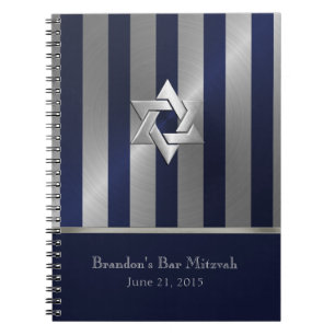Bar Mitzvah UAWG Tracker Notebook/Gästebuch Notizblock