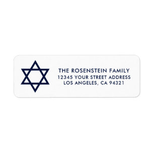 Bar Mitzvah und Schläger Mitzvah blaue weiße