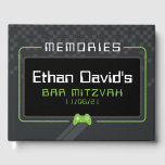 BAR MITZVAH WELCOME Gamer cool trendiger, grüner S Gästebuch<br><div class="desc">durch kat massard >>>> WWW.SIMPLYSWEETPAPERIE.COM<<< - - - - - - - - - - - - - - - - A super cool GAMER THEMED welcome sign for your event. Setup as a template it is simple for you to add your own details, or hit the customize button and...</div>