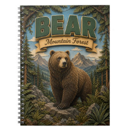 Bär Mountain Forest POPCUT Notizblock
