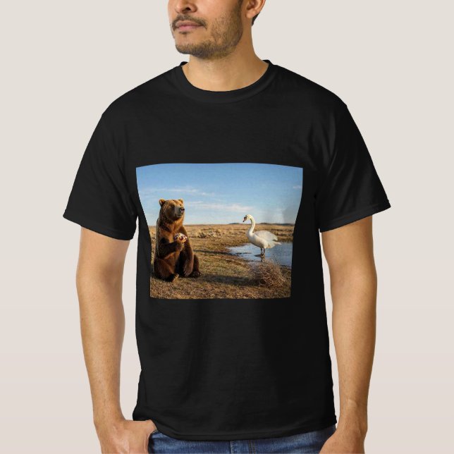 Bär Muffin  T-Shirt (Vorderseite)