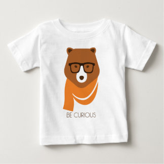 Bär neugierig baby t-shirt