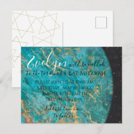 Bar oder Bat Mitzvah aus dieser Welt Postkarte