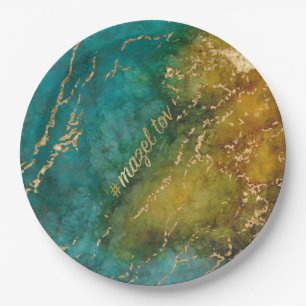 Bar oder Bat Mitzvah aus dieser Weltpapierplatte Pappteller