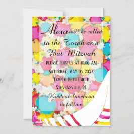 Bar oder Bat Mitzvah Magnetische Party Einladung 2