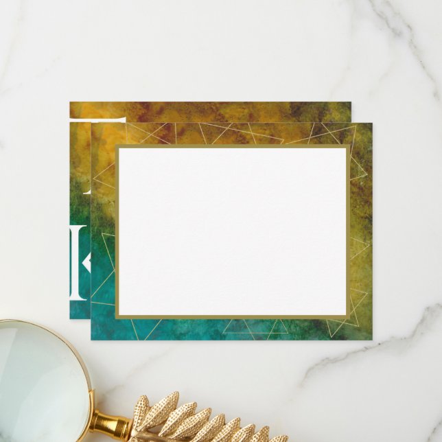 Bar oder Bat Mitzvah Vielen Dank aus dieser Welt 4 Dankeskarte (Vorderseite/Rückseite Beispiel)