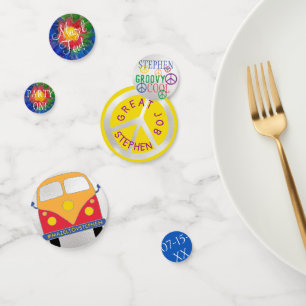 Bar or Bat Mitzvah Confetti Stil der 1960er Jahre Konfetti