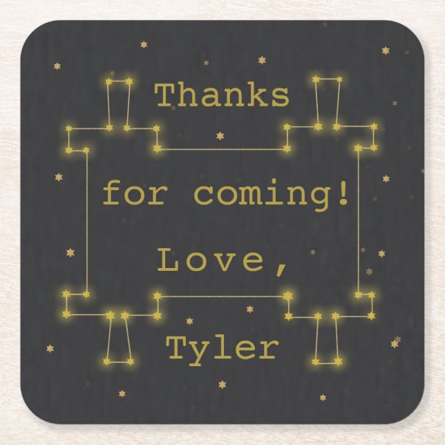 Bar or Bat Mitzvah Space Torah Rechteckiger Pappuntersetzer (Vorderseite)